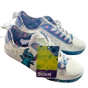 Disney Lilo & Stitch Sneakers- White and Blue